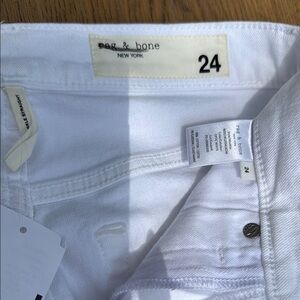 Rag & Bone Classic White Denim